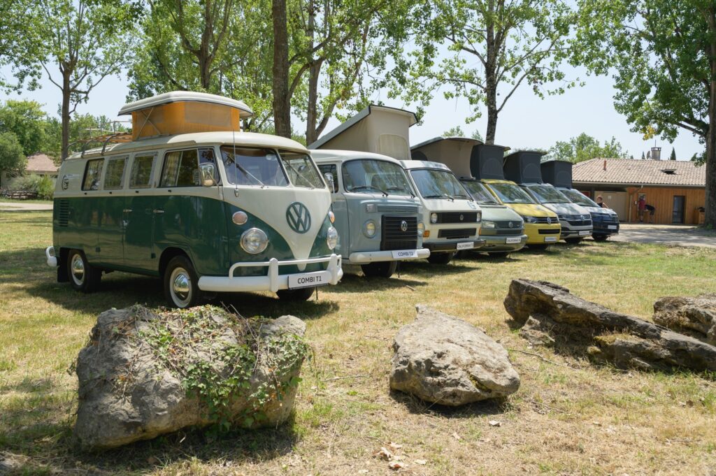 La famille des VW Combi au complet
