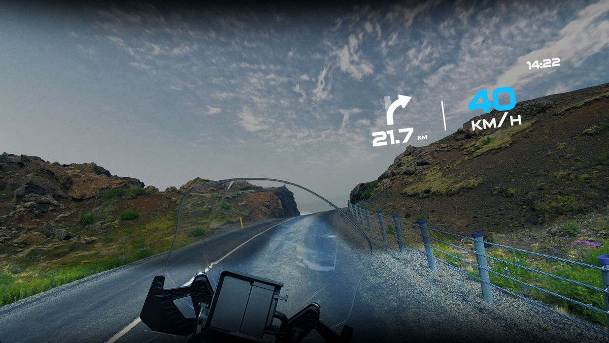 Visière avec HUD EyeLIghts