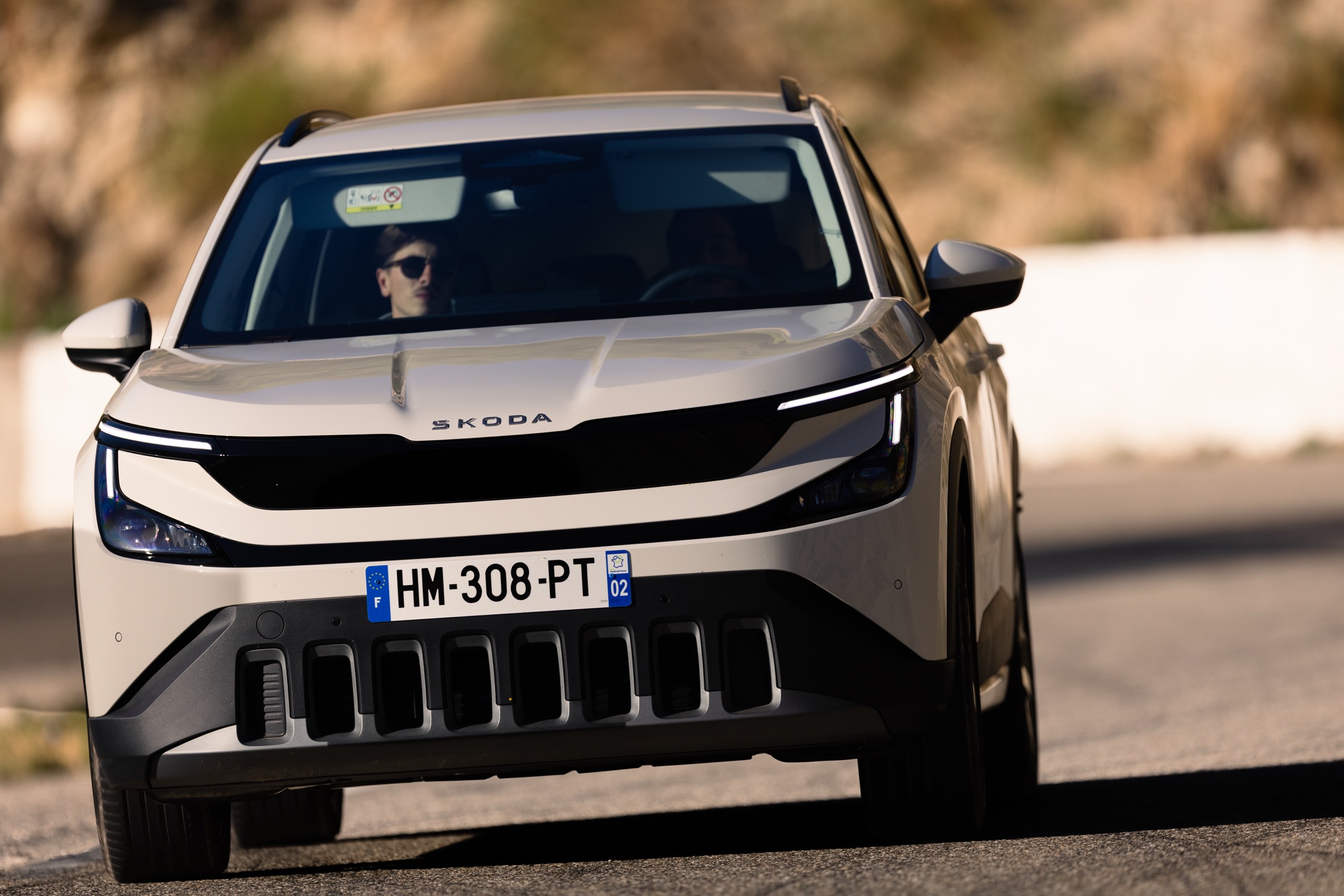 La Skoda Epiq 55 sur la route